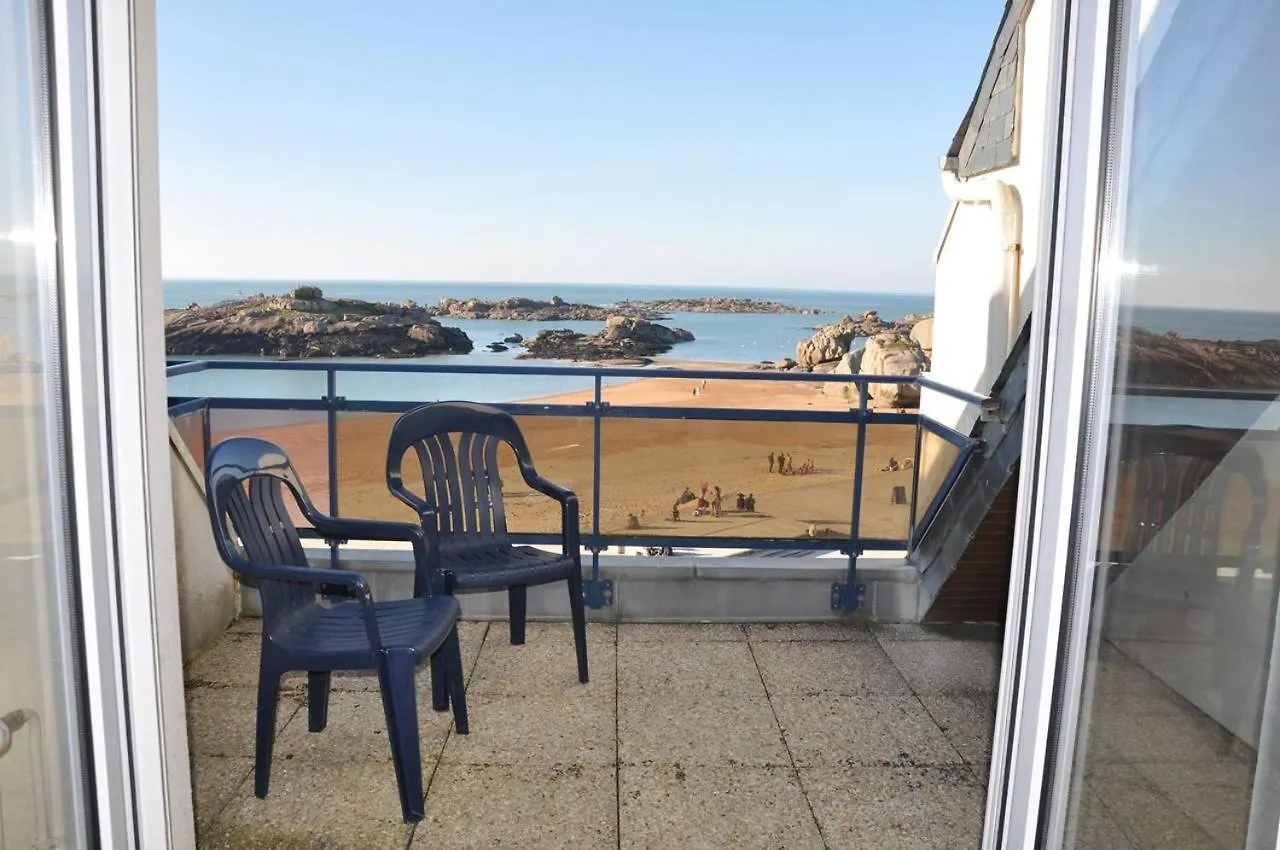 Appartement Avec Terrasse Vue Sur Mer Plage Du Coz-Pors A Tregastel - Ref 726